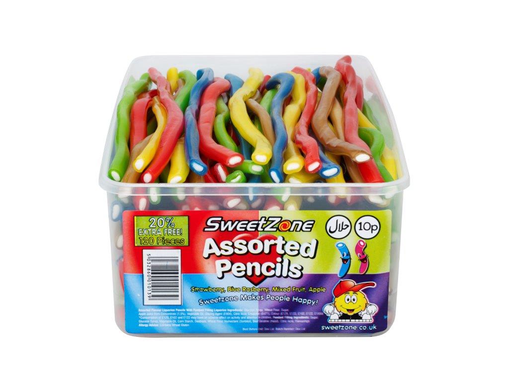 Assorted Pencil Jelly tub10p 