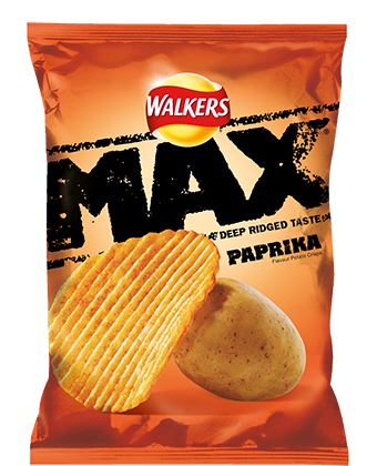 Walkers Max Paprika 15x70g  £1 PM