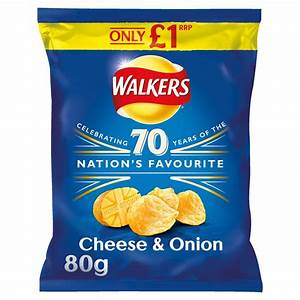 Walkers Cheese & Onion £1.00 PM 