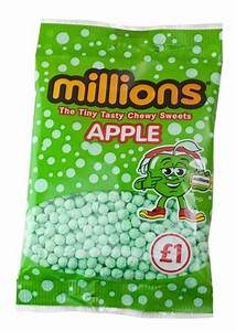 Millions £1.00 Bags Apple 1x12