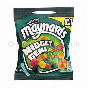 Maynards Bassetts Midget Gems £1.00 bags